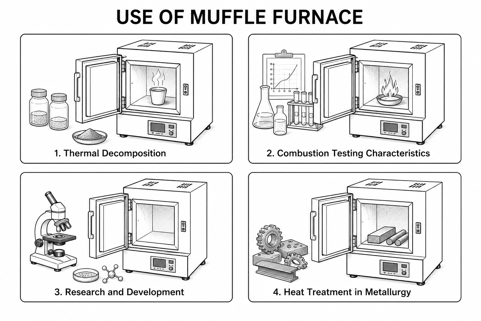 Use of Muffle Furnace